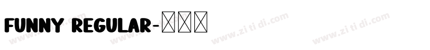 funny Regular字体转换